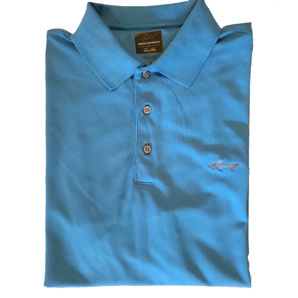 Shark Greg Norman for Tasso Elba Golf Polo Shirt